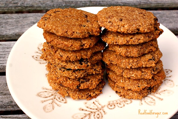 Recipe: Grain Free Oatmeal Raisin Cookies post image