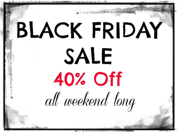 Post image for Black Friday Sale: Village Green Network 40% Savings Off All Classes and Books!