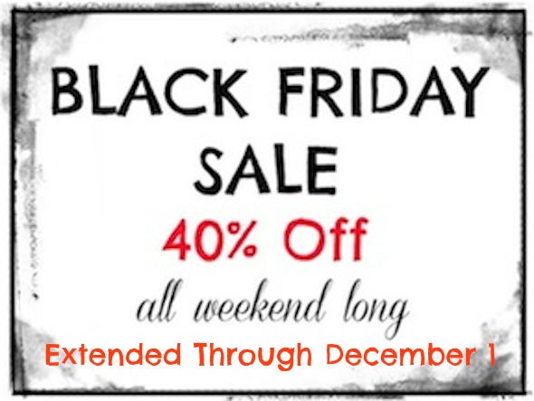Post image for Black Friday Sale Extended! Save 40% Off E-Classes and E-Books!