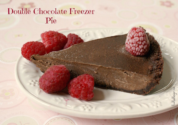 Recipe: Grain Free Double Chocolate Freezer Pie (Paleo, GAPS) post image