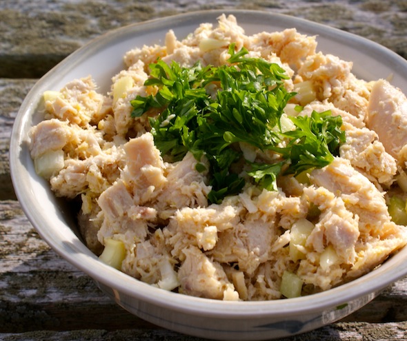 Recipe: Curried Chicken Salad From Leftover Roasted Chicken post image