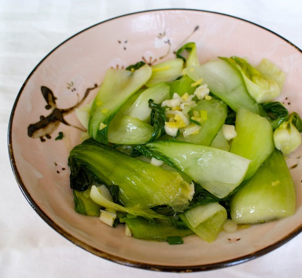 Recipe: Baby Bok Choy with Ginger and Scallion post image