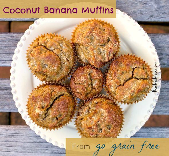 How a Grain Free Diet Saved My Patient(s) and Changed My Life – and a Recipe for Coconut Banana Muffins from My Online Class – go grain free post image