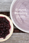 coconut blueberry pudding