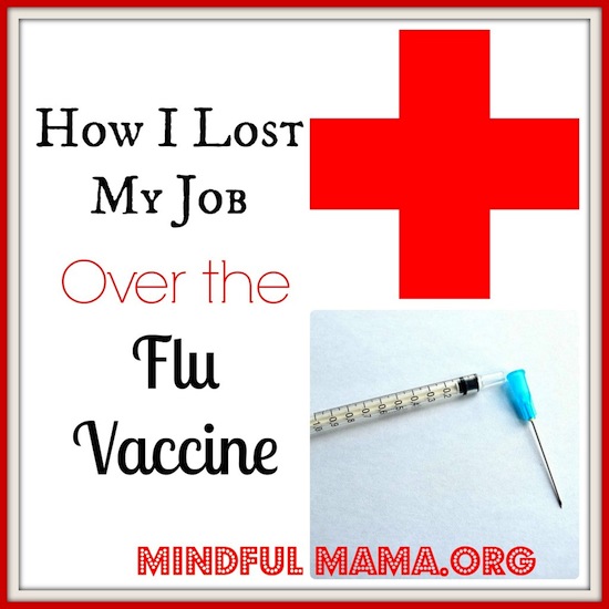 Post image for How I Lost my Job Over the Flu Vaccine from Mindful Mama