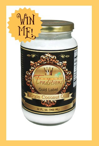 Post image for Giveaway: One Quart of Tropical Traditions GOLD label Virgin Coconut Oil — 2 Winners! — $58 Value!