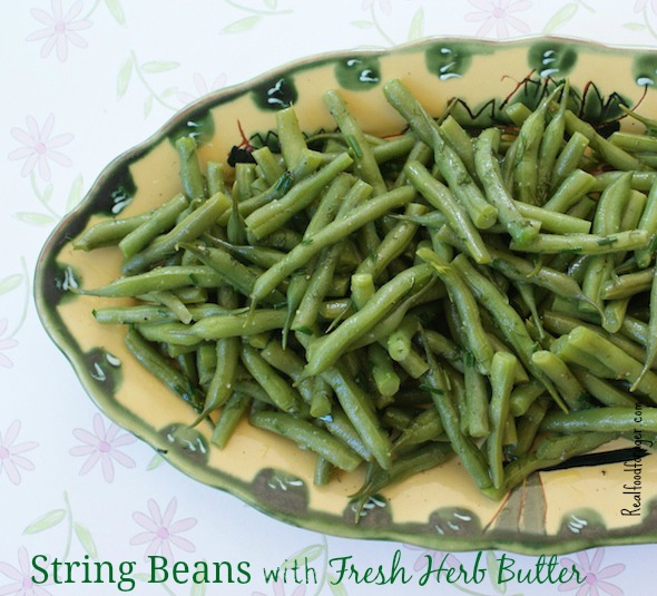 Recipe: String Beans with Fresh Herb Butter post image