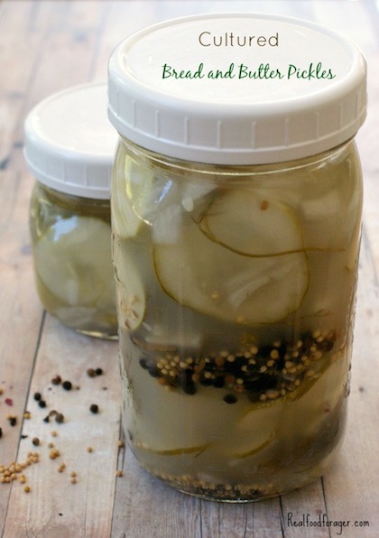 Cultured Bread & Butter Pickles
