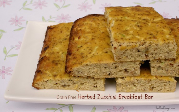 Recipe: GF Herbed Zucchini Breakfast Bars (Paleo, GAPS, SCD) post image