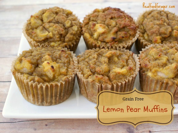 Recipe: Grain Free Lemon Pear Muffins post image