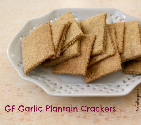 Recipe: Grain Free Garlic Plantain Crackers (Paleo, AIP Paleo)