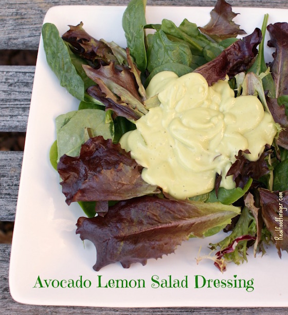 Recipe: Avocado Lemon Salad Dressing (Paleo, SCD, GAPS, AIP) post image