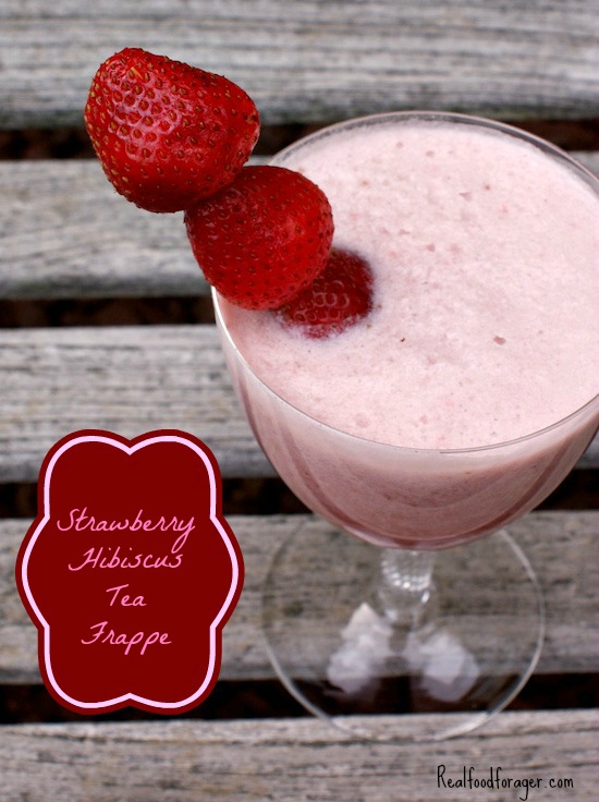 Recipe: Strawberry Hibiscus Tea Frappe post image