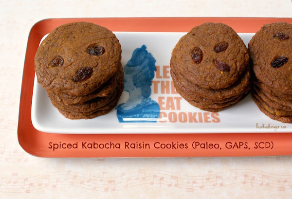Recipe: Spiced Kabocha Raisin Cookies (Paleo, GAPS, SCD) post image