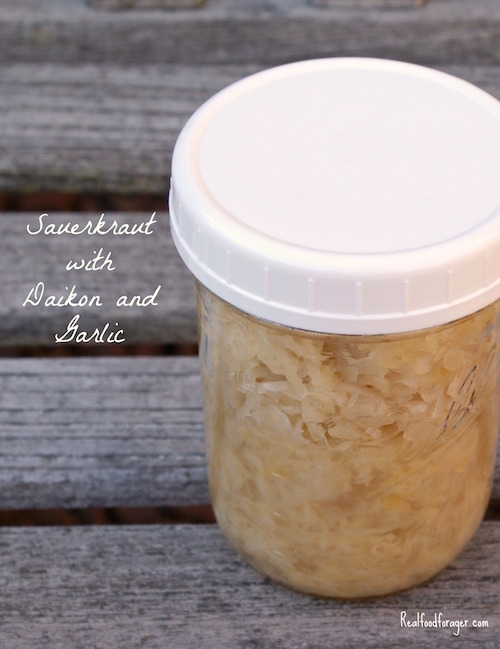 Recipe: Sauerkraut with Daikon and Garlic post image