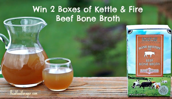 Giveaway! 2 Boxes of Kettle & Fire Beef Bone Broth – 3 Winners! post image