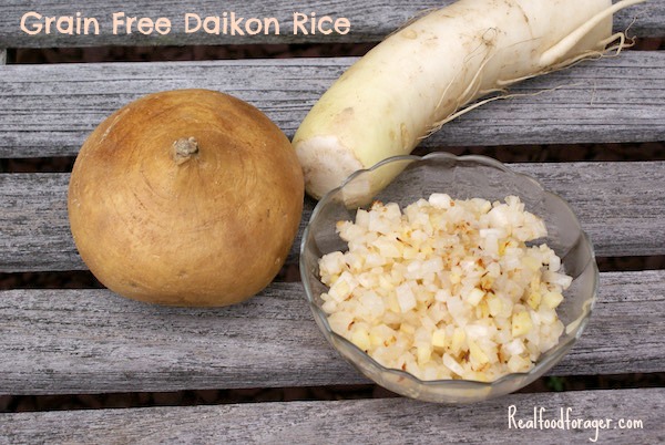 Recipe: Grain Free Daikon Rice (Paleo, SCD, GAPS, AIP) post image