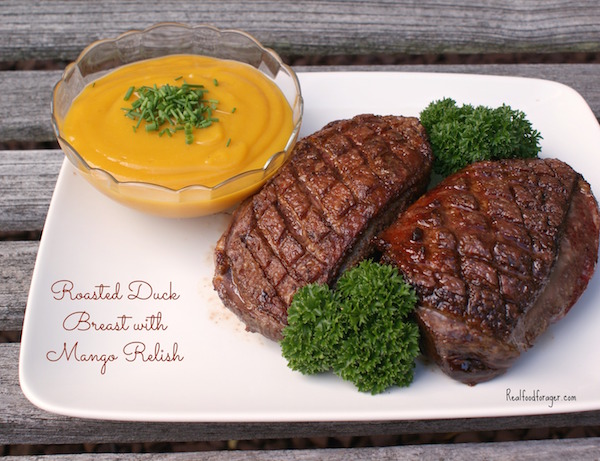 Recipe: Roasted Duck Breast with Mango Relish (SCD, GAPS, Paleo, AIP) post image