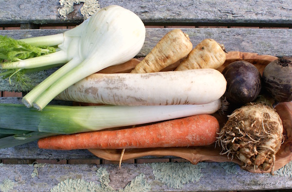 root veges, betts, parsnips