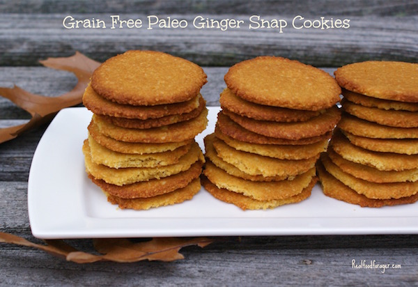 Recipe: Grain Free Paleo Ginger Snap Cookies (SCD, GAPS options) post image