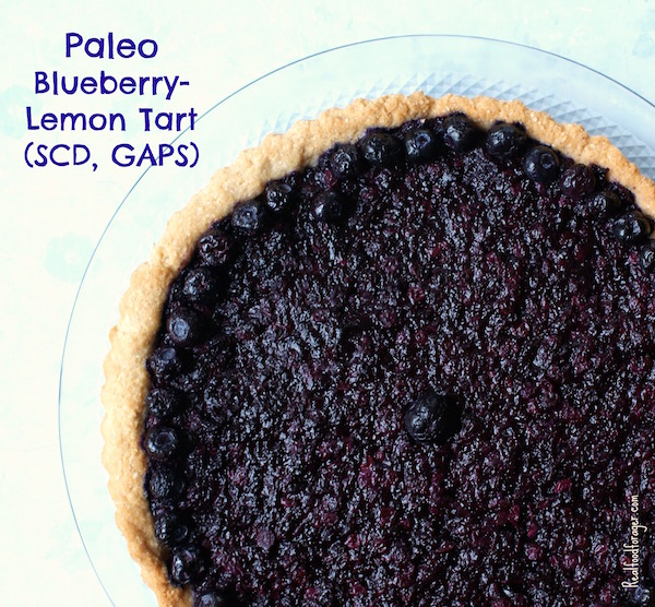 Recipe: Paleo Blueberry-Lemon Tart (SCD, GAPS) post image