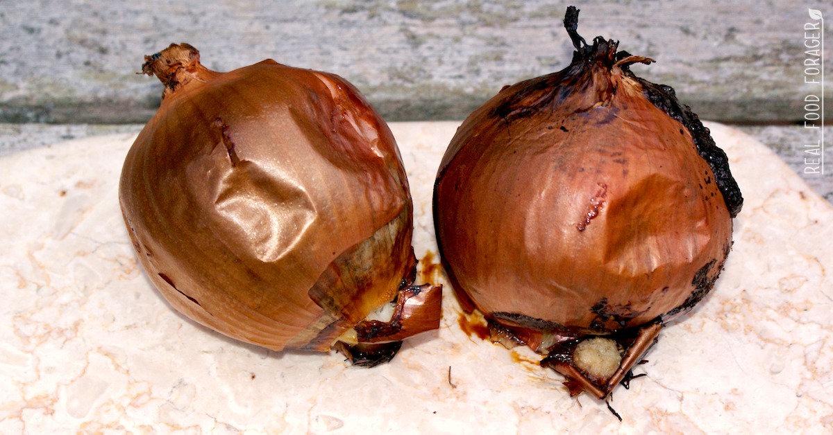 Roasted Onions, starch-free gravy